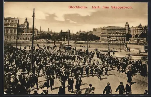 AK Stockholm, Parti fran Skeppsbron