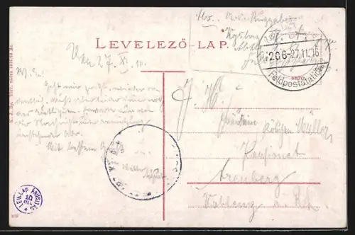 AK Nagyvárad / Oradea / Grosswardein, Szt. Lászlo tér, Strassenbahn