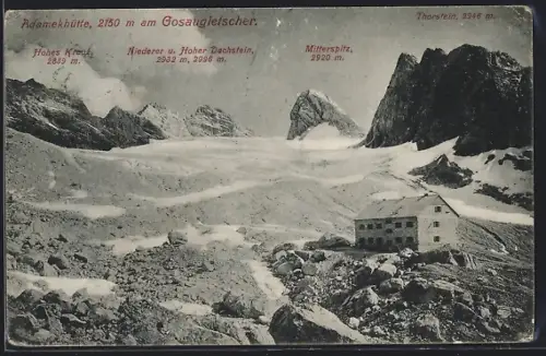 AK Adamekhütte, Berghütte am Gosaugletscher