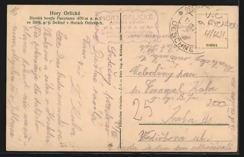 AK Dris, Horská bouda Panorama