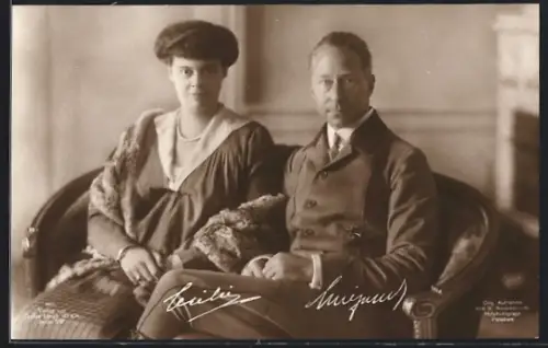 AK Kronprinz Wilhelm von Preussen nebst Gemahlin