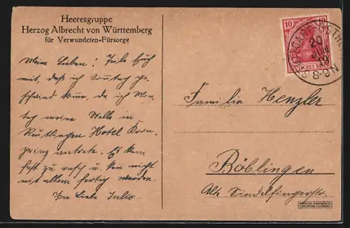 Künstler-AK Herzog von Württemberg zu Pferd