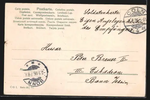 AK Deutsches Heer, Infanterie marschiert beim Kaisermanöver