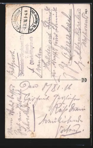 AK Die Vöglein im Walde sie sangen so wunderschön, Eisernes Kreuz