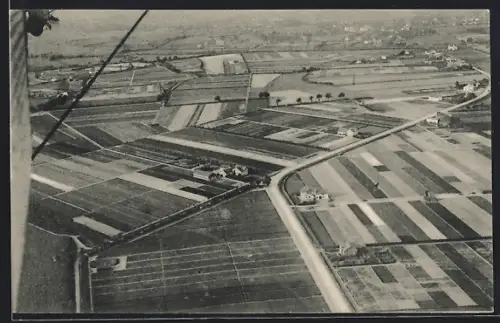 AK Halstenbek /Holstein, Zeppelin-Aufnahme der Forstbaumschulen der Firma H. H. Pein