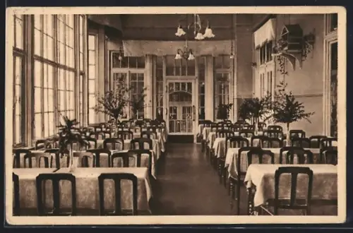 AK Clausthal-Zellerfeld /Harz, Johanneser Kurhaus, Speisesaal