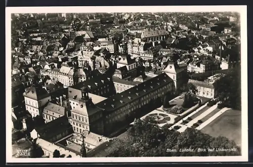 AK Bonn, Blick auf Universität aus der Luft
