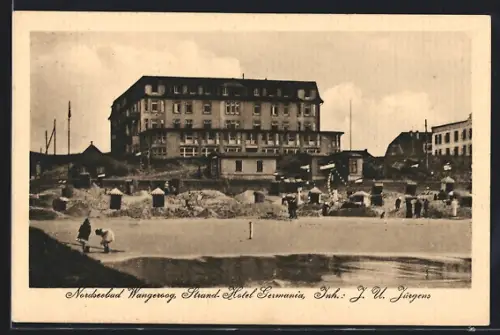 AK Wangerooge, Strand-Hotel Germania, Inh. J. U. Jürgens