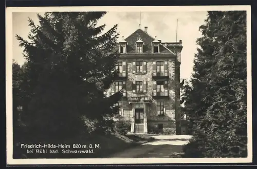 AK Bühl / Baden, Friedrich-Hilda-Heim im bad. Schwarzwald
