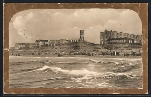 AK Wangerooge, Blick zum Strand