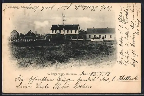 AK Wangeroog, Blick zum Kurhaus