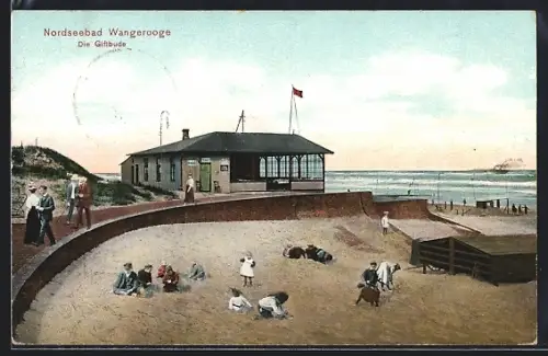 AK Wangerooge, Cafe Giftbude am Strand