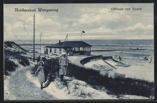 AK Wangeroog, Cafe Giftbude und Strand