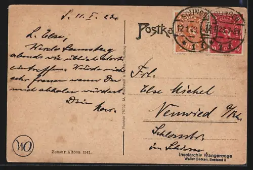 AK Wangeroog, Landungsbrücke