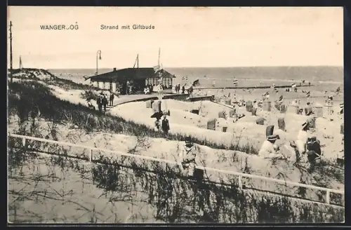 AK Wangerooge, Strand mit Giftbude