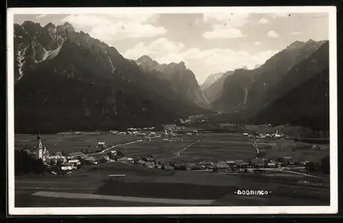 AK Dobbiaco, Teilansicht mit Kirche