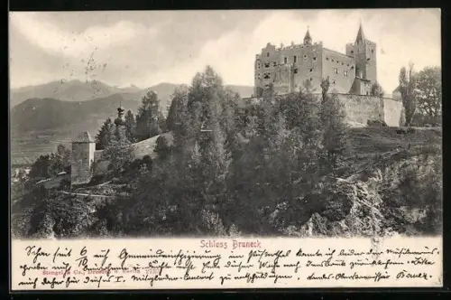 AK Bruneck, Blick auf das Schloss