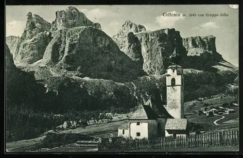 AK Colfosco, Panorama con Gruppo Sella