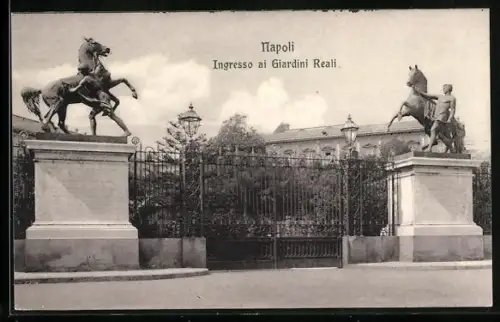 AK Napoli, Ingresso ai Giardini Reali