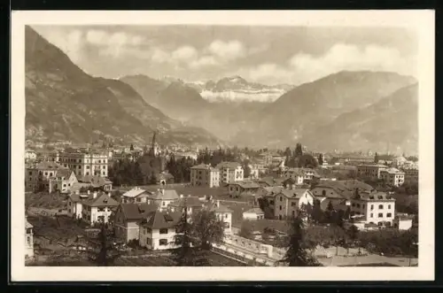AK Gries-Bozen, Teilansicht gegen den Rosengarten