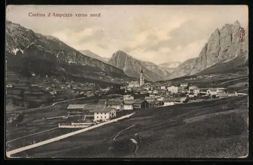 AK Cortina d`Ampezzo, Panorama verso nord