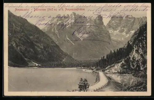 AK Ampezzotal, Dürrensee und die Ampezzostrasse