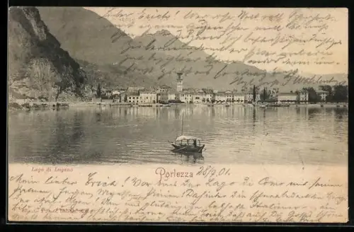 AK Porlezza /Lago di Lugano, Vista Parziale