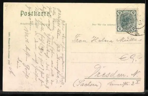 AK Dobbiaco / Toblach, Ortsansicht mit Eingang in das Ampezzotal