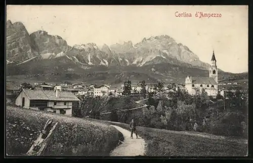 AK Cortina d`Ampezzo, Gesamtansicht