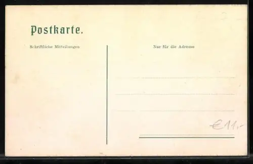 AK Sexten, Moos im Sextental, Panorama mit Gebirgswand