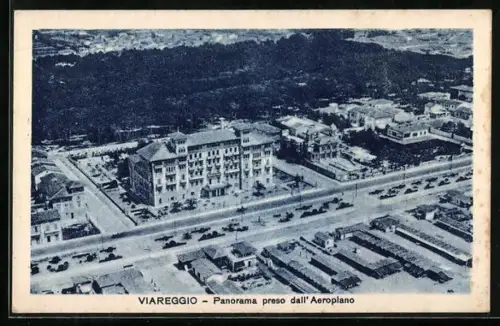 AK Viareggio, Panorama preso dall`Aeroplano, Luftbild