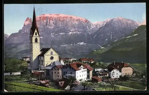 AK Unterinn, Teilansicht gegen Sciliar