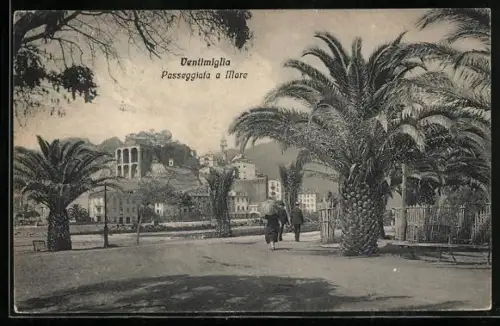 AK Ventimiglia, Passeggiata a Mare