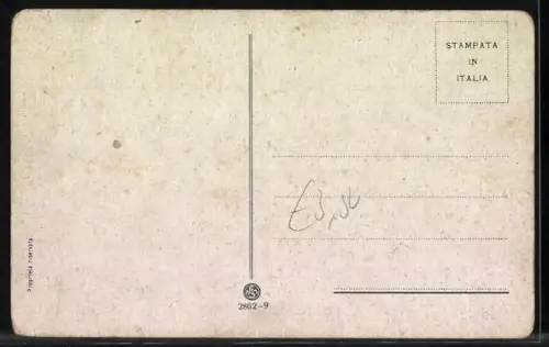Künstler-AK Palermo, Via della Liberta