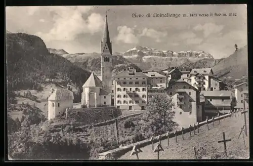 AK Pieve di Livinallongo, La Chiesa, Vista Generale
