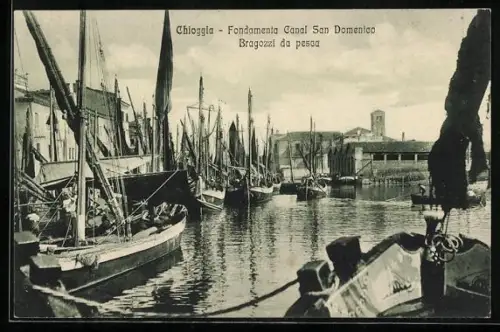 AK Chioggia, Fondamenta Canal San Domenico, Bragozzi da pesca