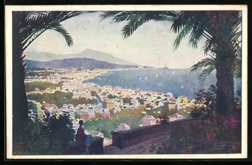 AK Pegli, Panorama del Belvedere