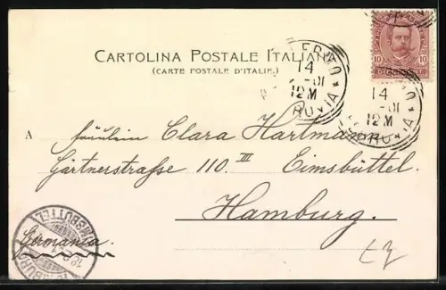 AK Palermo, Villa Tasca, Veduta del Parco