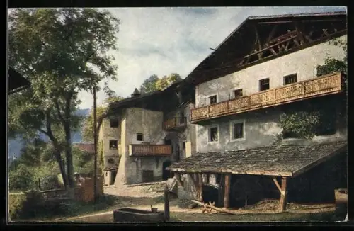 AK Schönna, Torgler Gerichtshaus aus dem 12. Jahrhundert