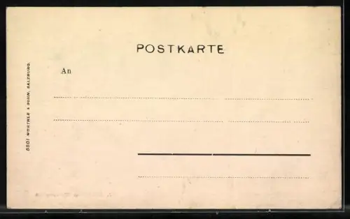 AK St. Maria in Wolkenstein, Strassenpartie mit Bergen