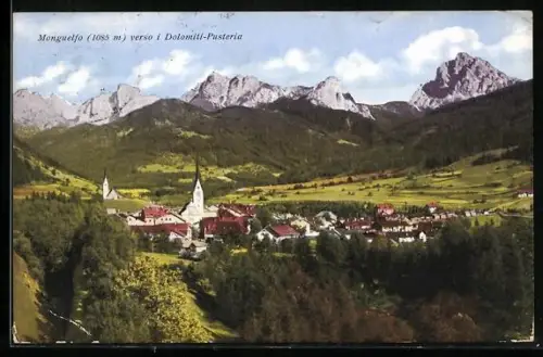 AK Monguelfo, Panorama verso i Dolomiti-Pusteria