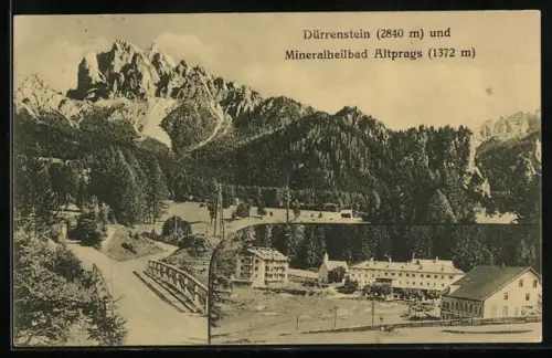 AK Altprags, Mineralheilbad und Dürrenstein