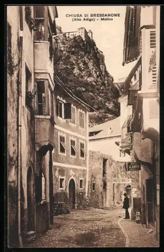 AK Klausen, Strassenpartie mit Autogarage