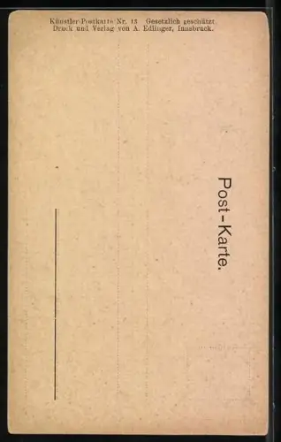 Künstler-AK Edward Theodore Compton: Karersee, Meierei Plankenschwaige mit der Rothwand
