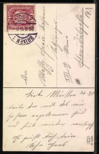 AK Brixen a. E., Strassenpartie in der Bäckergasse