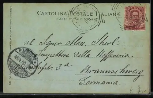 Mondschein-AK Ferrara, Corso della Giovecca