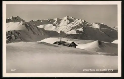 AK Ulmerhütte, Ulmerhütte mit Kalten Berg