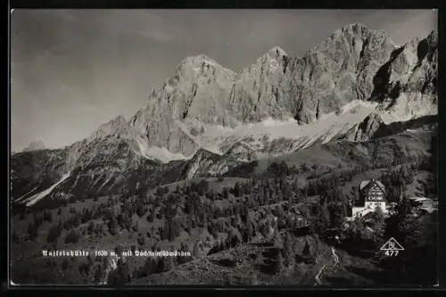 AK Austriahütte, Hütte mit Dachsteinwänden