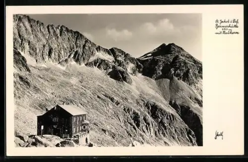 AK Barmerhütte, Hütte mit Rosshorn