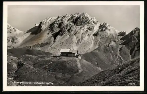 AK Ulmerhütte, Ulmerhütte mit Schindlerspitze